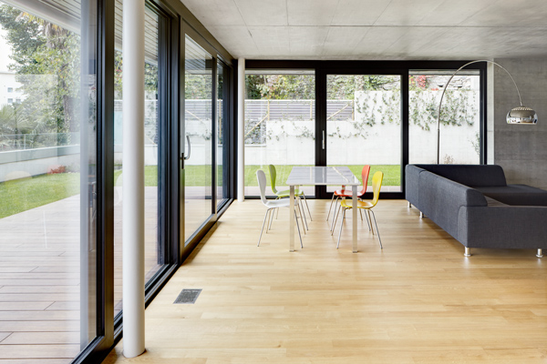 Residenza Lotus - Soggiorno e terrazza con giardino di un appartamento di 3.5 locali