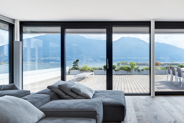 Residenza Lotus - Soggiorno e terrazza di un appartamento di 3.5 locali